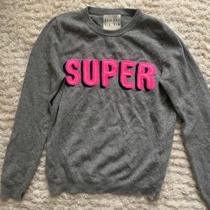 Grey cashmere sweater